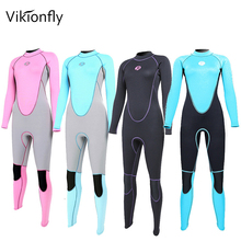 Vikionfly-traje de neopreno deportivo para mujer, traje de protección de medusas, conductor de 3MM, bañador, surf, pesca submarina 2024 - compra barato