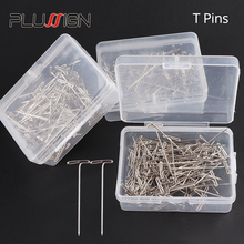 50Pcs T Pins For Blocking Knitting, Modelling And Crafts, Holding Wigs, Hair Extensions, Wig Making 1.5Inch 38Mm Wig Pin 2024 - buy cheap