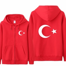 Omnitee Cool Turkey Flag Hoodies Tracksuit Men Casual  Autumn Fleece Jacket Zipper Pullover Turkey Sweatshirt 2024 - buy cheap