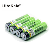 Liitokala-bateria 18650 mah 3400 v de íon-lítio recarregável original ncr18650b, bateria 3400 3.7 para lanterna (sem pcb) 2024 - compre barato