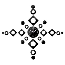 Прямая продажа 3d акриловые настенные часы игольчатые зеркальные украшения для дома современный дизайн «сделай сам» кварцевые наклейки часы с одним циферблатом 2024 - купить недорого