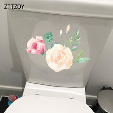 ZTTZDY 22*16,5 см акварельные нарисованные вручную современные настенные наклейки для спальни модные наклейки для туалета T2-0179 2024 - купить недорого