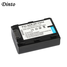 Dinto 1pc 1050mAh Battery NP-FH50 NPFH50 NP FH50 Li-ion Camera Battery Cells for DCRSR300E SR200E HDR-TG1 TG3 HDR-CX12E 2024 - buy cheap