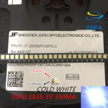 JUFEI LED Backlight 1210 3528 2835 1W 3V 84LM Cool white LCD Backlight for TV TV Application 01.JT.2835BPW1-C 100PCS 2024 - buy cheap