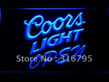 027 Coors Light Beer OPEN Bar LED Neon Sign with On/Off Switch 20+ Colors 5 Sizes to choose 2024 - buy cheap