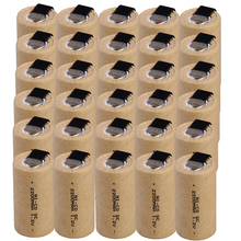 30 pcs a set SC battery 1.2v 2200mah nicd batteries for power tools for electric screwdrivers for drills -color random 2024 - buy cheap