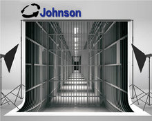 Prison Interior Jail Cells Dark photo studio background  High quality Computer print wall backdrop 2024 - buy cheap