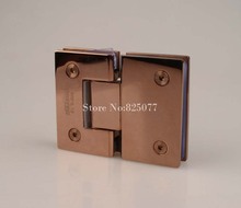 1PCS Rose Gold 180 Degree Hinge Open 304 Stainless Steel Glass Shower Door Hinges For Home Bathroom Furniture Hardware HM155 2024 - buy cheap