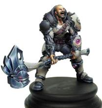 Kit de figura de resina para montagem escala 1/18, orcish warrior 90mm 2024 - compre barato