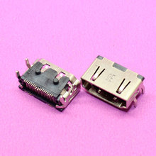 Yuxi conector hdmi fêmea 19 pinos, conector de alta qualidade, vga, para laptop, samsung, hp, dell, acer, lenovo, etc, tipo curto 2024 - compre barato