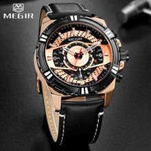 Creative MEGIR Watch Men Fashion Sports Watches Top Brand Men Waterproof Quartz Wristwatch Calendar Male Clock Relogio Masculino 2024 - compra barato