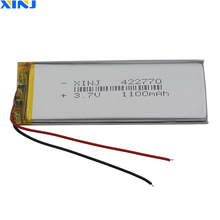 XINJ 3.7V 1100mAh Lithium Polymer Li Battery Accumulator For Phone E-Book Driving Recorder DIY Tablet PC 422770 2024 - buy cheap