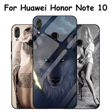 For Huawei Honor Note 10 case Sex lady Tempered Glass Case For Honor Note10 glass back Cases Note 10 Protector Cover Shell coque 2024 - buy cheap