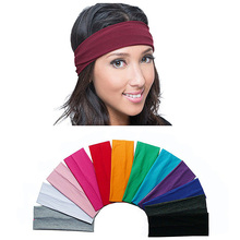 Спортивная повязка на голову для фитнеса унисекс, эластичная лента для волос для йоги, для мужчин и женщин 2024 - купить недорого