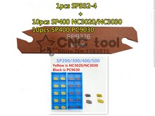 Juego de mecanizado de acero inoxidable SP400 PC9030, SPB32-4, 1 ud. + SP400 NC3020/NC3030, 10 Uds., 10 Uds. 2024 - compra barato