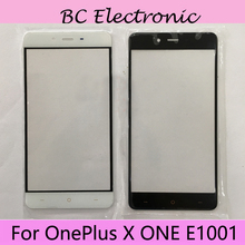 Front Glass Touch Panel for Oneplus X ONE E1001 Front Outer Glass Lens Cover Screen Without flex cable for One plus X 2024 - buy cheap