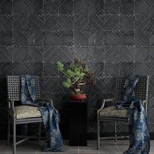 Chinese Style Lattice Retro Brick Pattern Wall Paper Rolls Living Room Restaurant Clothing Store Decor PVC Waterproof Wallpaper 2024 - buy cheap