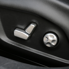 Pegatina de plástico ABS para Jeep Compass 2017 2018, cubierta de interruptor de ajuste de asiento Interior de coche, accesorios de coche, 3 uds. 2024 - compra barato