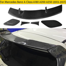 Alerón de techo trasero de fibra de carbono W176 para Mercedes Benz Clase A, W176, W177, A180, A200, A250, A260 y A45, ala de maletero AMG, 2013-2017 2024 - compra barato