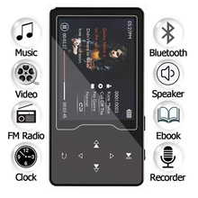HIFI Bluetooth MP3 Player 16GB Built-in Speaker Touch Button with 2.4inch HD Big Screen Lossless Sound MP3 Music Player with FM 2024 - buy cheap