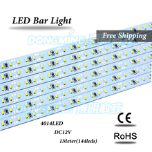 100pcs/lot LED hard strip 1m 72leds IP22 DC 12V led bar light 4014 SMD  kitchen led under cabinet light 2024 - buy cheap