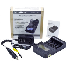 Liitokala-carregador de pilhas inteligente universal, pilhas lcd li-ion nimh aa aaa 10440 14500 16340 17335 17500 18490 17670 18650 2024 - compre barato