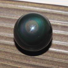 Íris do olho de obsidiana Natural de cristal bola de peças de mobiliário para casa feng shui 2024 - compre barato