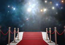 Red Carpet VIP Lights bokeh photography backgrounds polyester or Vinyl cloth High quality Computer print wall backdrop 2024 - buy cheap