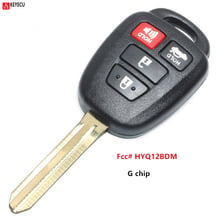 Keyecu New Uncut Remote Key Fob With G Chip for Toyota Camry 2012 2013 2014 FCC ID:HYQ12BDM 2024 - buy cheap