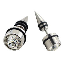 stainless steel Magnetic Fake Cheater Ear Expander Taper Plug Stretcher body piercing jewelry 2024 - buy cheap