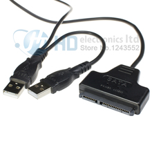 ¡Nueva oferta! Para unidad de disco duro HDD de 2,5 ", Cable adaptador USB 2,0 a SATA de 7 + 15 Pines, 22 Pines, envío gratis 2024 - compra barato