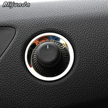 Декоративные круглые наклейки на зеркало заднего вида из нержавеющей стали для автомобиля Chevrolet Cruze Malibu AVEO Opel mokka ASTRA J Insignia 2024 - купить недорого