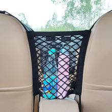 Car Organizer Storage Net For Cars Nylon Mesh Bag Car Seat Holder Automobile Pocket Stowing Tidying Auto Interior Accessories 2024 - buy cheap