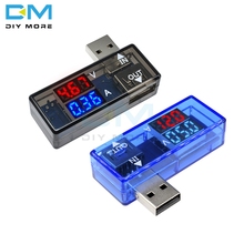 Mini 5v azul vermelho usb medidor de tensão atual tester voltímetro amperímetro detector display digital carregador energia do telefone móvel 2024 - compre barato