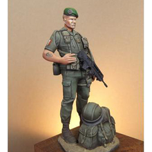 Beyrooth-figura de soldado de resina modelo GK, 1/24 2eme, beyroth 1982, contiene dos cabezas, temática militar, sin montar y kit sin pintar 2024 - compra barato