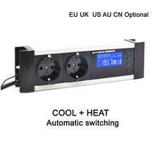 Enchufe EU UK AU CN que convierte automáticamente entre el controlador de termostato digital de refrigeración y calefacción para invernadero 2024 - compra barato