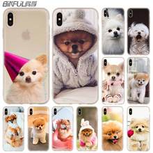 Silicone Soft Shell Case For Apple iPhone 13 12 11 Pro X XS Max XR 6 6S 7 8 Plus Mini SE 2020 Pomeranian dogs Typographic poster 2024 - buy cheap