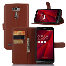 Luxury Phone Case For ASUS ZenFone 2 Laser ZE601KL Z011D 6.0'' Stand Wallet Leather Flip Cover For ASUS ZE601KL Bag Skin Cases 2024 - buy cheap