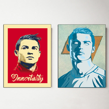 Cristiano Ronaldo Vintage Poster CR7 Canvas Painting Soccer POP HD Print Decorative Wall Art Picture for Living Room Home Decor 2024 - buy cheap