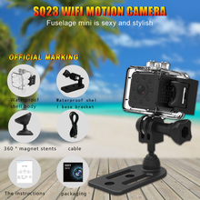 SQ23 HD Антенна экшн-камера Sports Портативный DV Мини wifi водонепроницаемый домашний монитор камера HD ночное видение 1080P камера 2024 - купить недорого