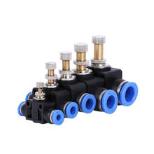 1PC Throttle Valve SA 4-12mm Air Flow Speed Control Valve Tube Water Hose Pneumatic Push In Fittings 2024 - buy cheap
