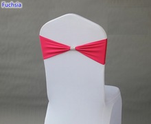 Faixa de cadeira spandex colorida, faixas de cadeira de casamento com fivela brilhante de cinto no meio de lycra elástico, faixa de cadeira de casamento 2024 - compre barato