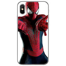 Мягкий силиконовый чехол для телефона MARVEL с человеком-пауком Железным человеком для iPhone 6 6plus 7 8plus 5 5S 5C SE для iPhone X XS XR XS Max 2024 - купить недорого