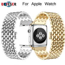Bracelet Metal Links Steel band For Apple Watch series 1/2/3/4/5 42mm 38mm strap for i watch series 4 5 40mm 44mm Belt Wristband 2024 - buy cheap