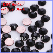 Free Shipping! 1440pcs/Lot, ss16 (3.8-4.0mm) High Quality DMC Black Iron On Rhinestones / Hot fix Rhinestones 2024 - buy cheap