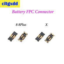 Cltgxdd Nova Doca Porta do Conector Da Bateria FPC Plug On Motherboard Mainboard Para o iphone 8 8Plus X 2024 - compre barato