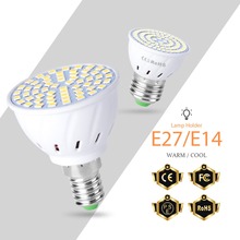220 V Светодиодный светильник GU10 светодиодный лампы E27 Светодиодный прожектор лампы MR16 Bombillas светодиодный GU5.3 2835SMD ампулы 4 W 6 W 8 W кукурузная осветительная лампочка для потолка B22 2024 - купить недорого
