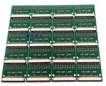 Free shipping 10pc FFC FPC 26PIN transfer board with connector FFC to DIP 2.54 adapter board 1mm 0.5mm pitch pcb double sided 2024 - buy cheap