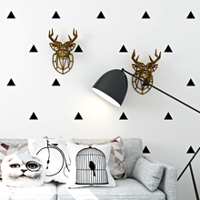 Nordic Style Wallpaper Modern Simple Geometry Black And White Triangle Wall Paper Living Room Bedroom TV Background Wall Decor 2024 - buy cheap