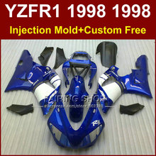 Injection molding Blue motorcycle fairings kit for YAMAHA 1998 1999 YZFR1 YZF R1 YZF1000 YZF 1000 98 99 ABS fairing parts 2024 - buy cheap